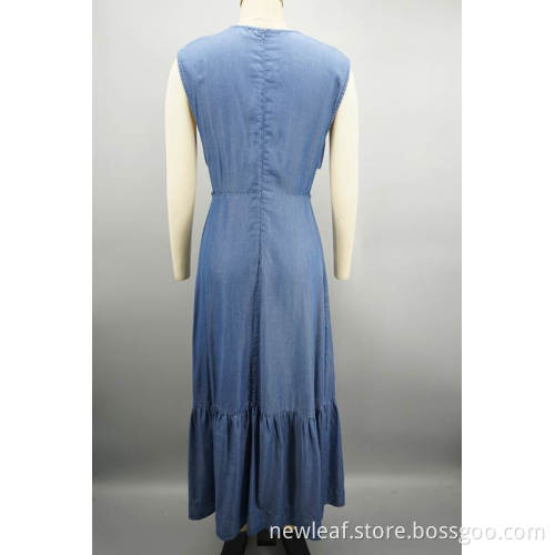 Ladies ruffle botttom Dress